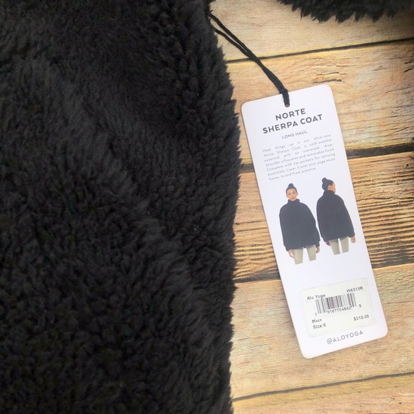 NWT Alo Yoga Norte Faux Sherpa Coat - Picture 5 of 8
